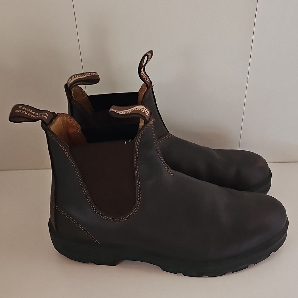 Blundstone Men's Dark Brown Leather Boots